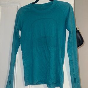lululemon athletica Teal Long Sleeve Top